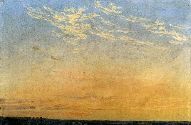 Caspar David Friedrich Evening oil painting picture